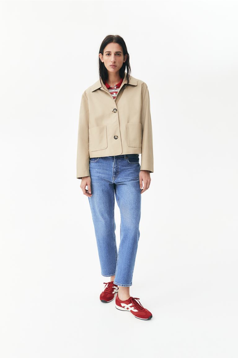 Collared Twill Jacket