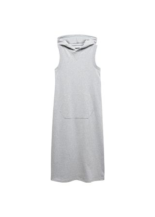 Hooded Maxi-Pocket Dress - Women