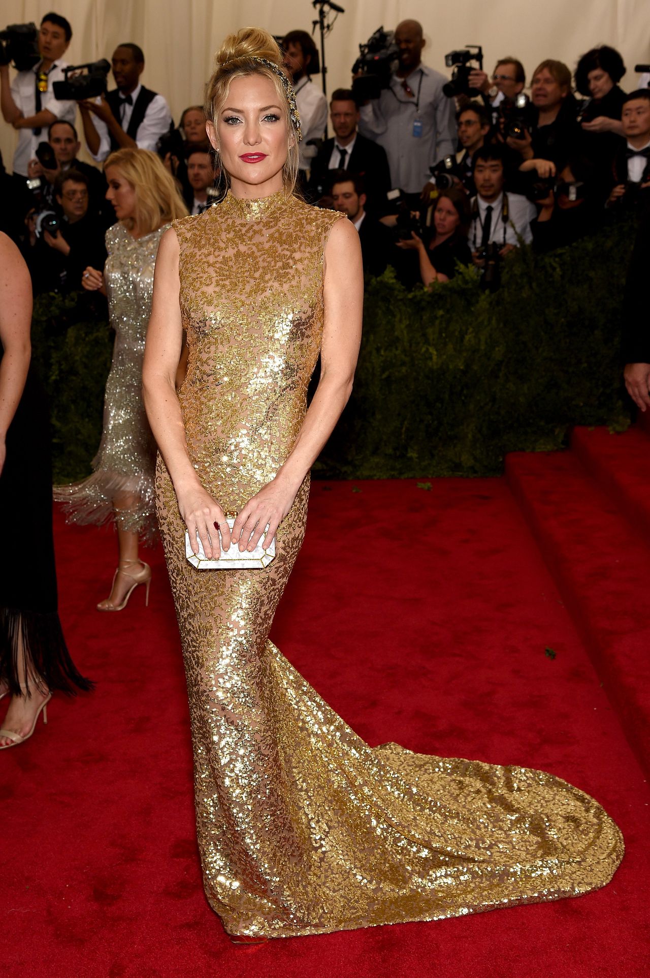 Kate Hudson attends the "China: Through The Looking Glass" Costume Institute Benefit Gala at the Metropolitan Museum of Art on May 4, 2015 in New York City. (Photo by Dimitrios Kambouris/Getty Images)
