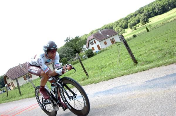 Former French time trial champion Jean-Christophe Peraud (AG2R La Mondiale)