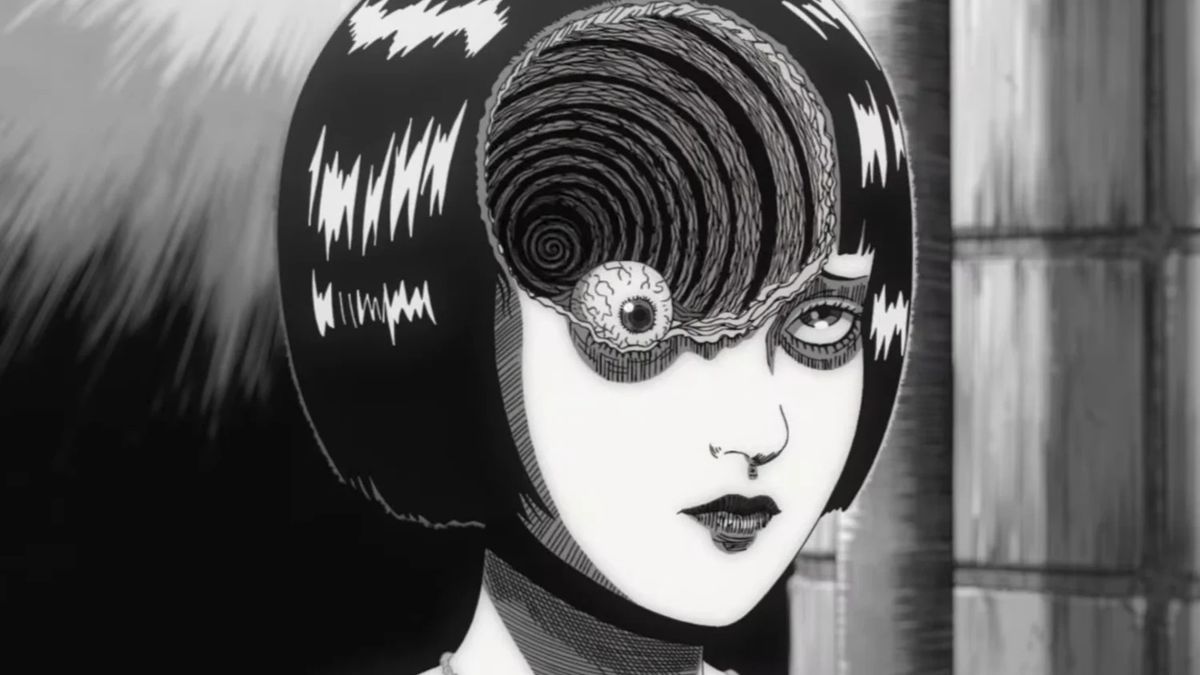 A woman with a spiral eyeball in Uzumaki