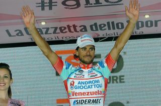 Stage 11 winner Roberto Ferrari (Androni Giocattoli)