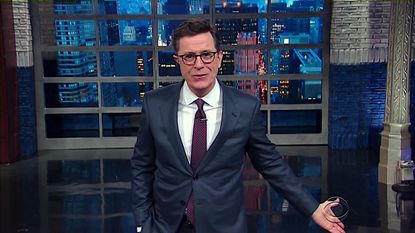 Stephen Colbert weighs the incompetence of Trump vs Democrats in Congress