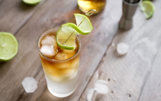 rum cocktails dark and stormy