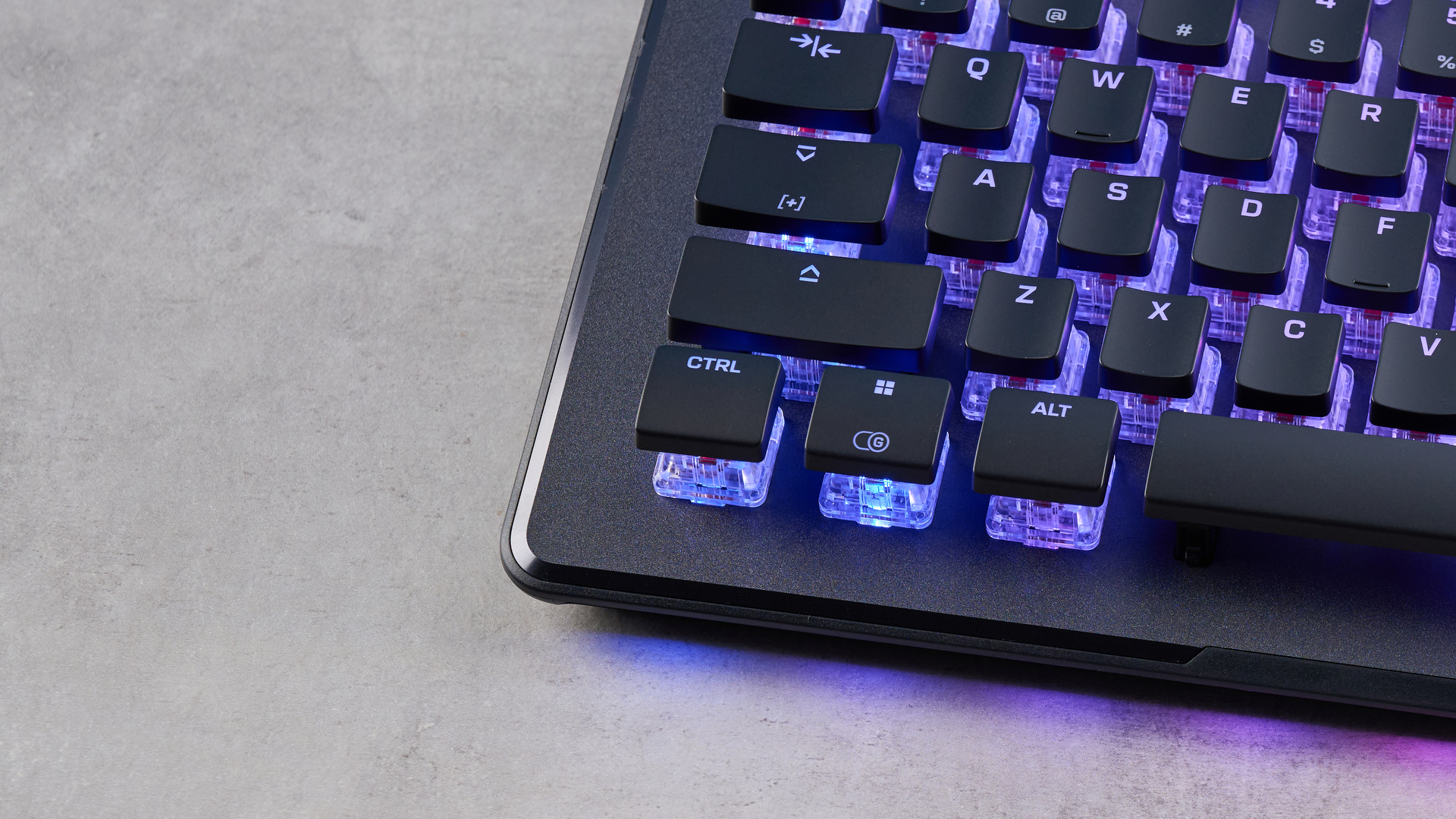 A black Turtle Beach Vulcan II Max keyboard