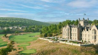 Ury Castle overlooking the Jack Nicklaus Signature Golf Course