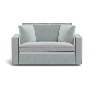 James Twin Sleeper Sofa with Contrast Piping