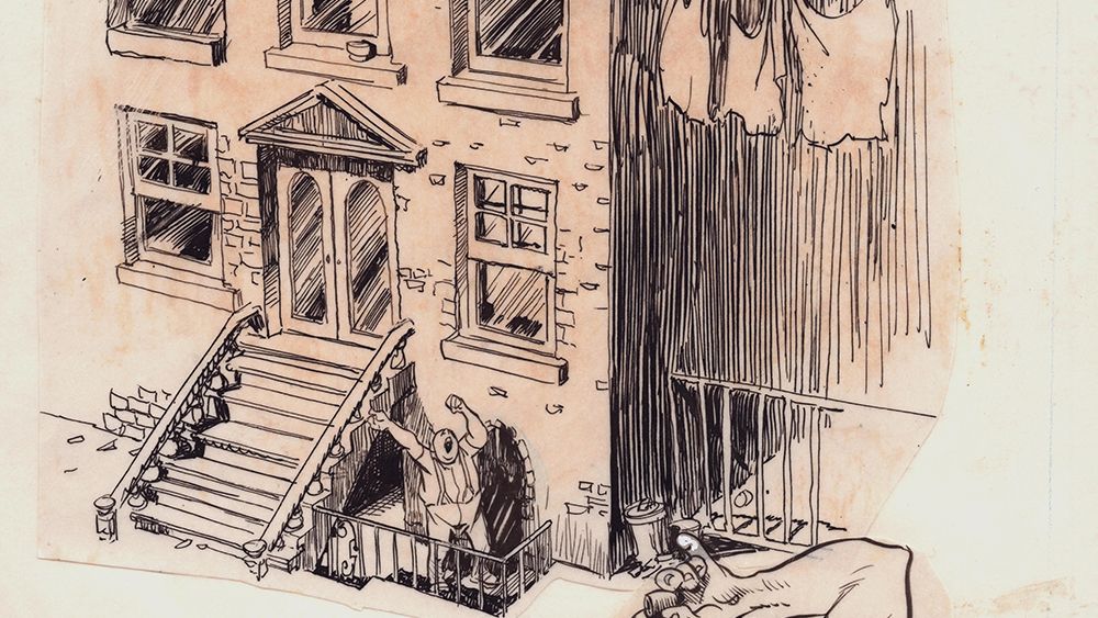 Will Eisner art from A Contract with God