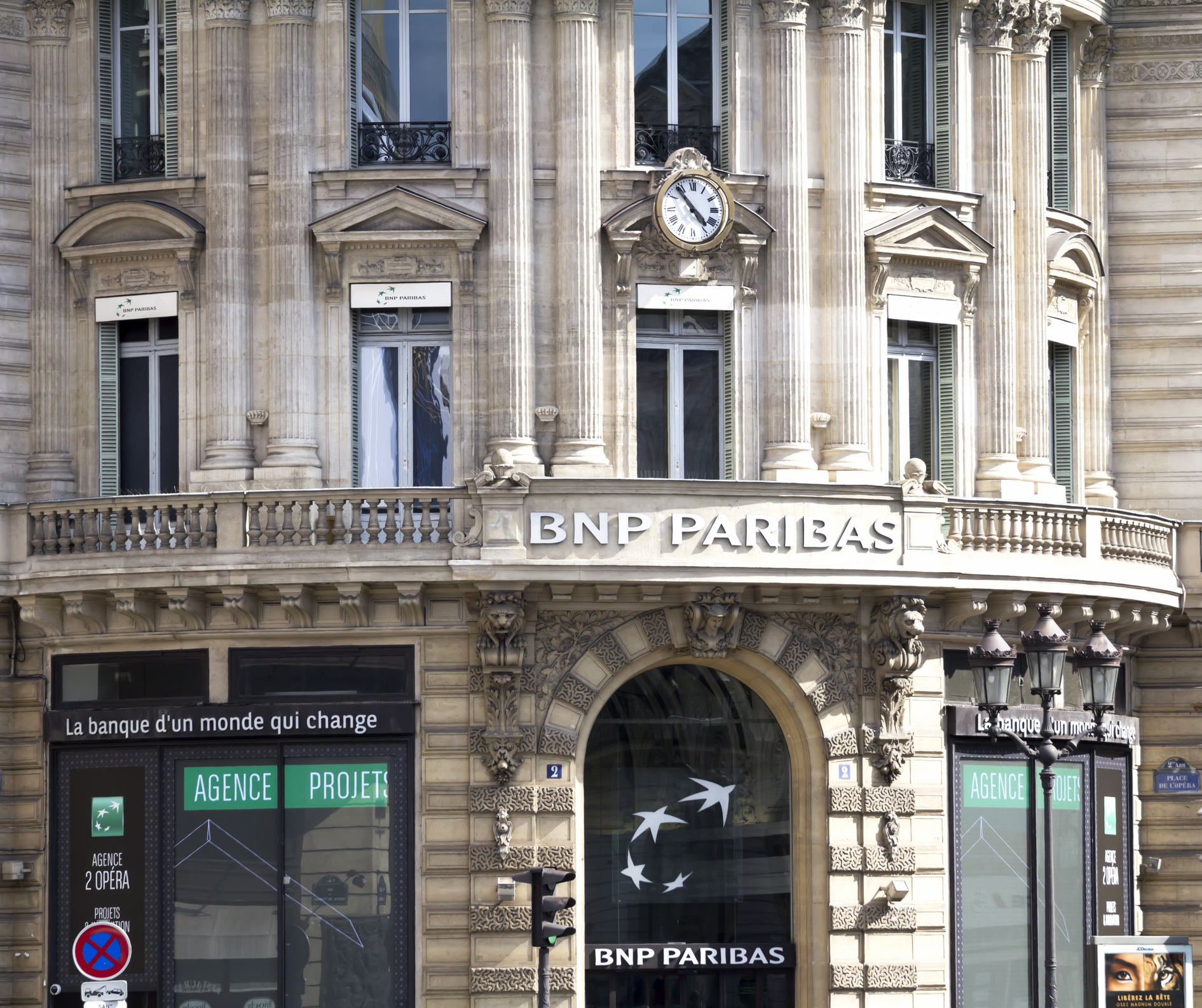 BNP Paribas building in Paris