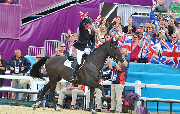 Ben Maher and Tripple X III win team gold at the London 2012 Olympics