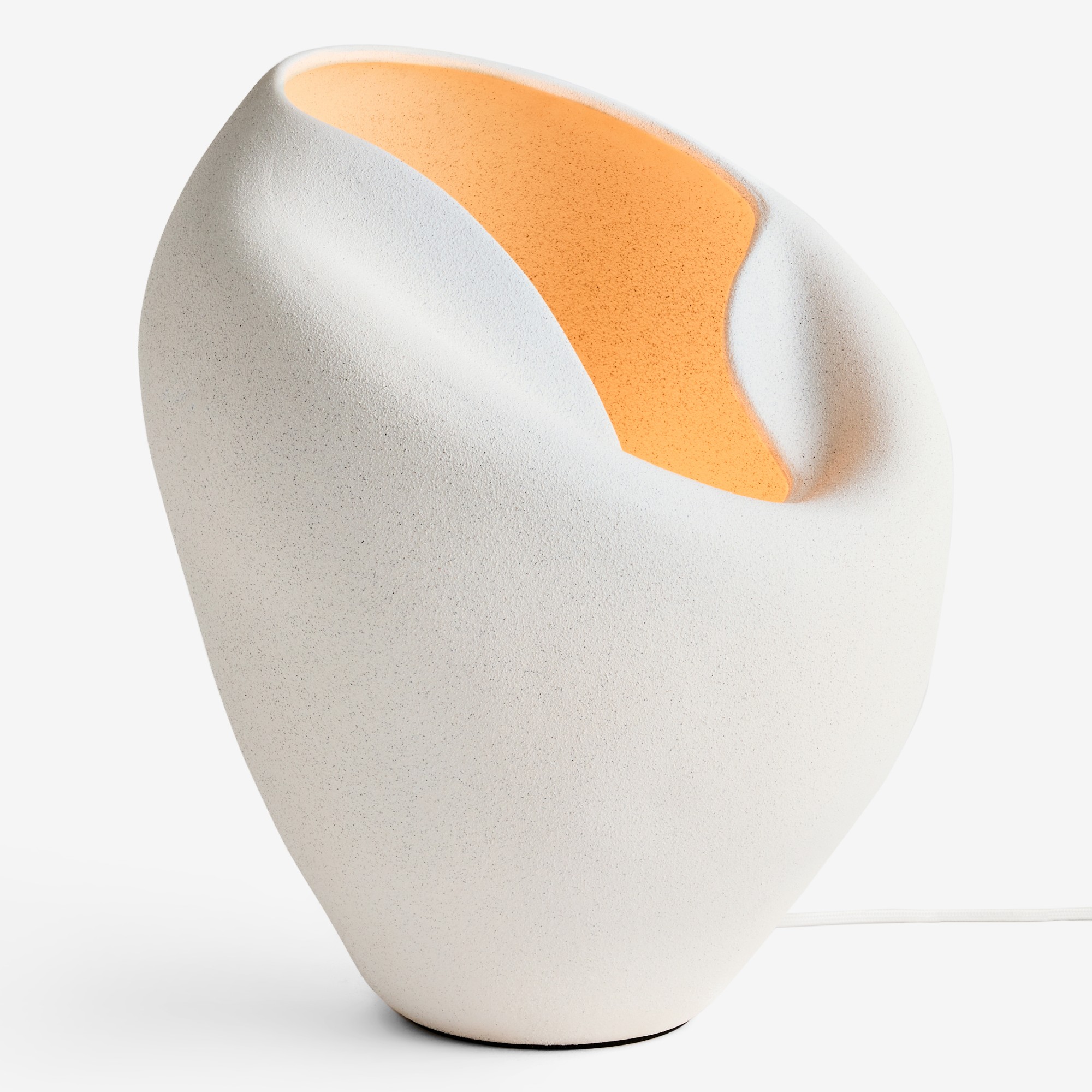 Next N. Premium Isac table lamp in white