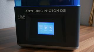 Close up of the screen on the Photon D2