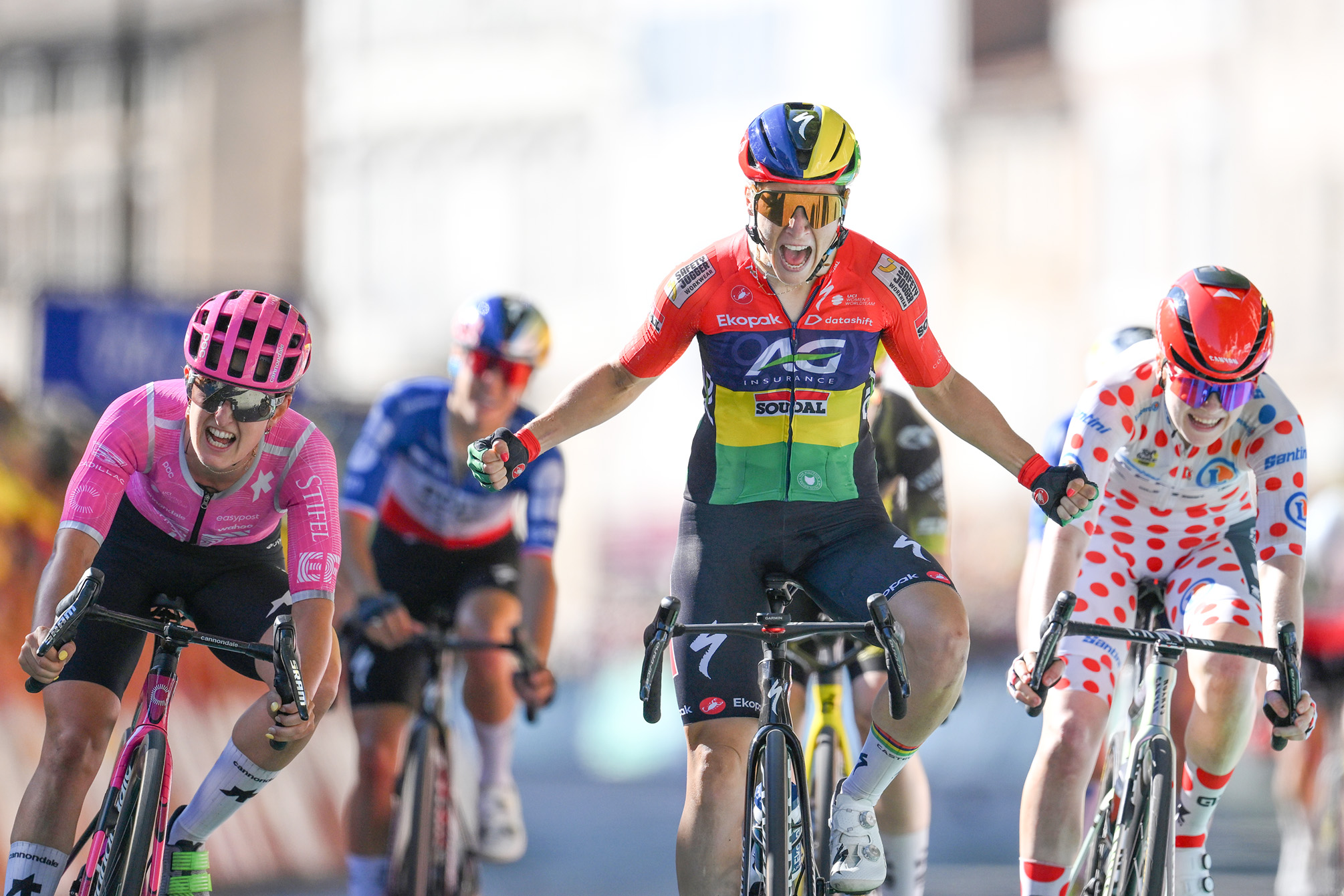 Kerbaol's second place in Tournon-sur-Rh&amp;ocirc;ne on stage 6 was the best stage result achieved by a French rider