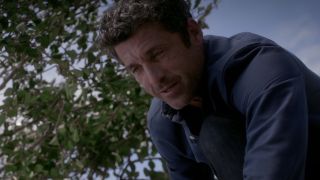 McDreamy helping someone in his final episode of Grey's Anatomy