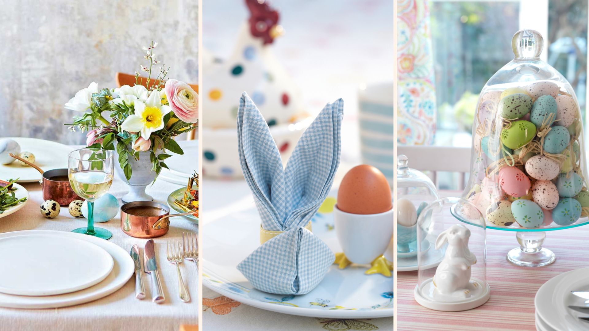 20 stylish Easter table decor and centerpiece ideas