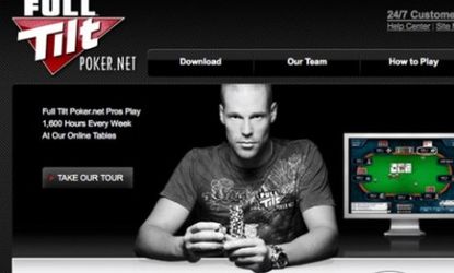 Full Tilt Poker, one of the biggest names in online gambling, was shut down by the FBI on Friday, though on Monday it tweeted that it's "business as usual"... for customers outside the U.S.