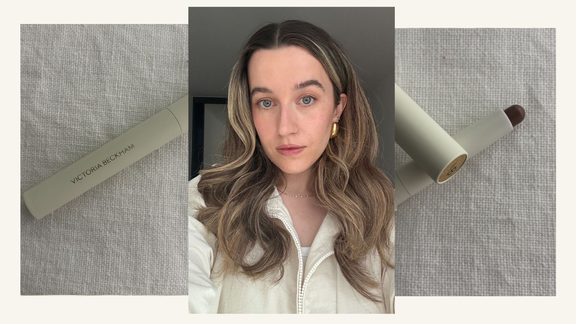 Deputy beauty editor Grace Lindsay testing the Victoria Beckham Contour Stylus