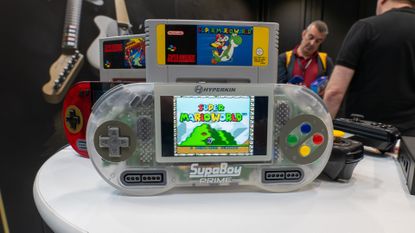 Hyperkin SupaBoy retro SNES handheld at Gamescom 2026