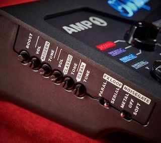 The effects loop can be used in parallel or series modes, while the noise gate has two modes to suit your style. Metal is for high-gain players, Soft is a happy medium, or you can just switch the noise gate off if you don't need it. 