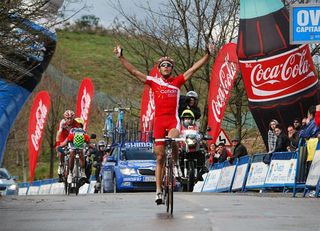 Rémy Di Gregorio (Cofidis) wins the final stage of the Vuelta Asturias.