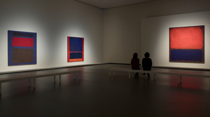 People at the LV Rothko exhibition