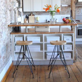 Cult Furniture barstools with industrial legs