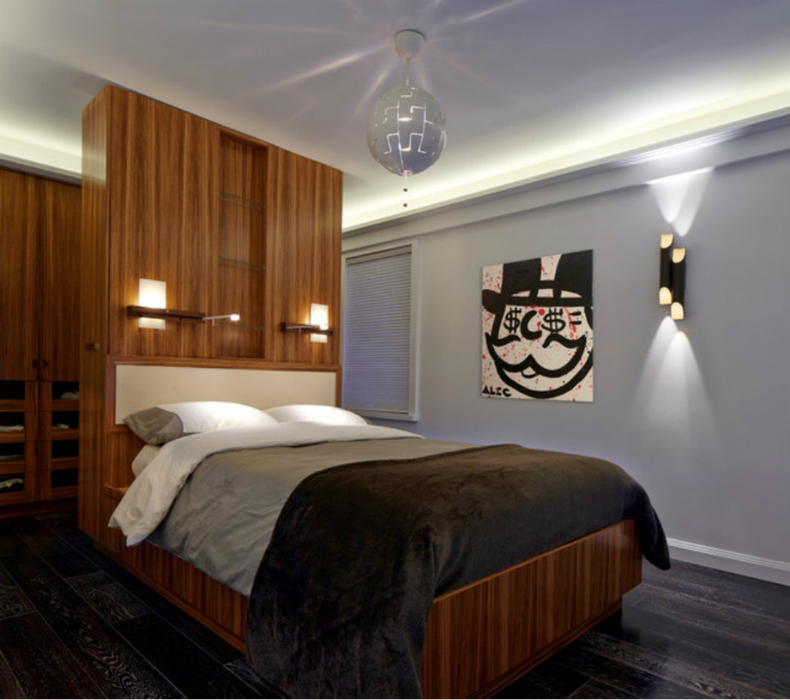 contemporary bedroom lighting