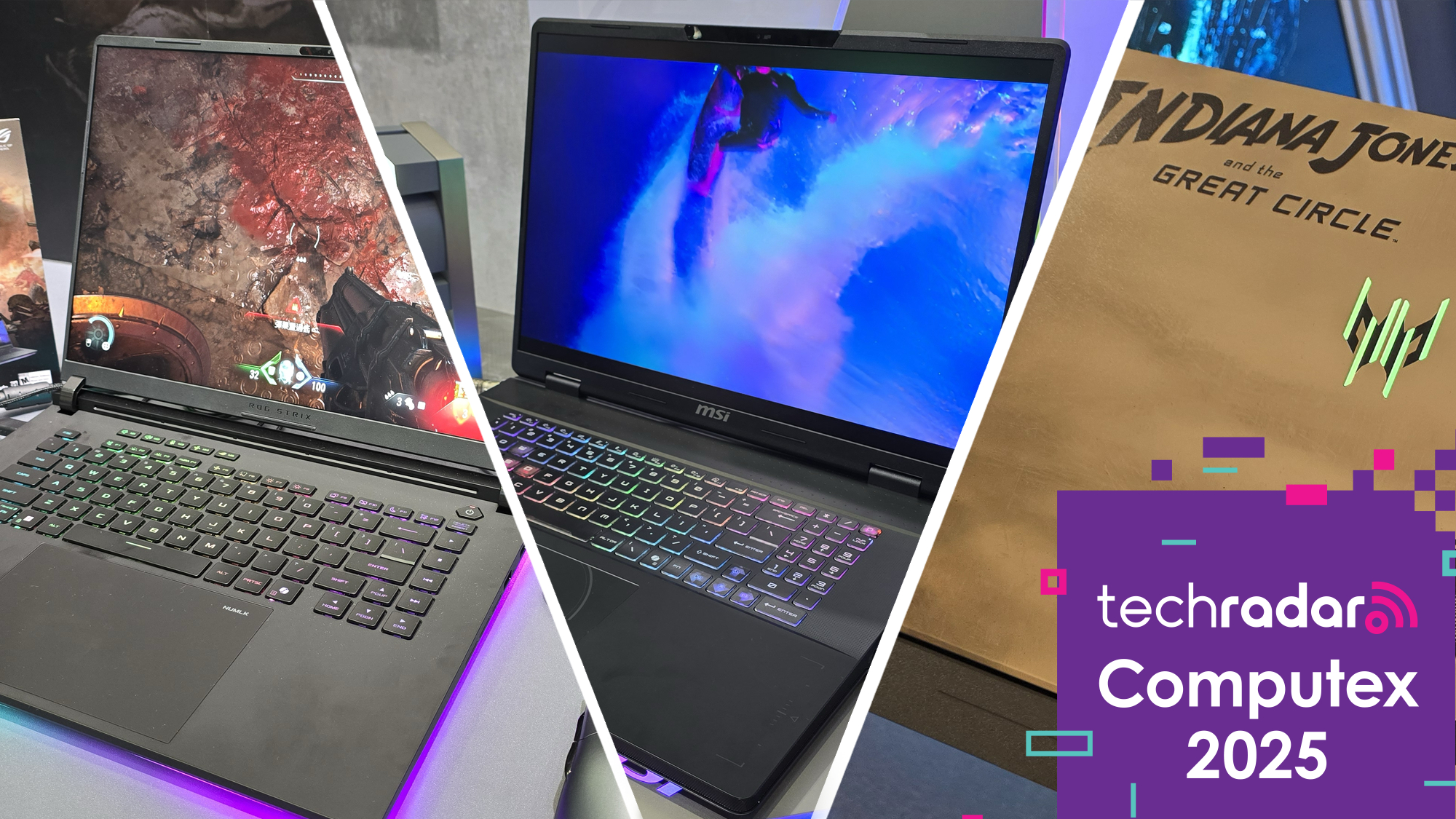 Three of the best gaming laptops of Computex