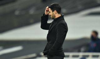 Arsenal manager Mikel Arteta is under scrutiny