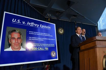 Charges are announced against Jeffery Epstein in New York City