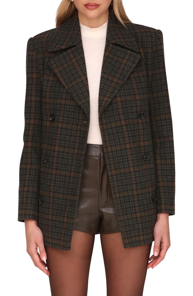 Oversize Double Breasted Peacoat