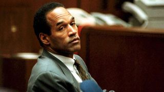 O. J. Simpson sits in Superior Court in Los Angeles 08 December 1994 during an open court session where Judge Lance Ito denied a media attorney's request to open court transcripts from a 07 December private meeting involving prospective jurors.
