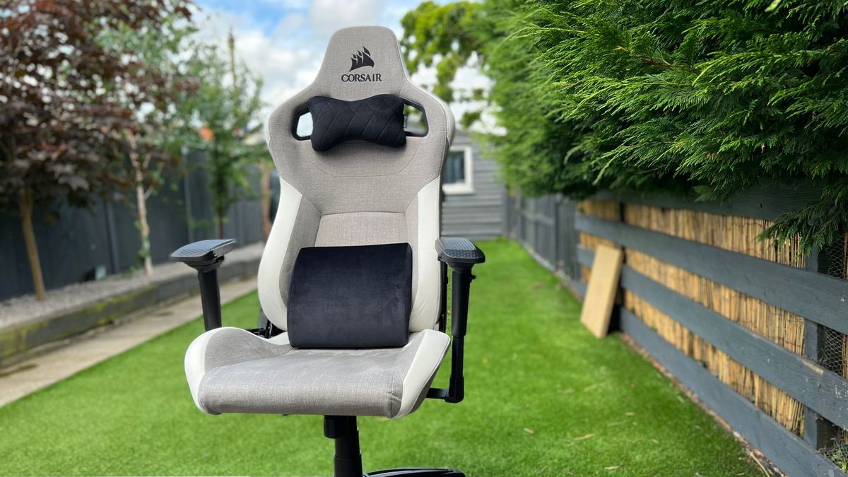 Corsair T3 RUSH Fabric Gaming Chair (Grey/Charcoal)