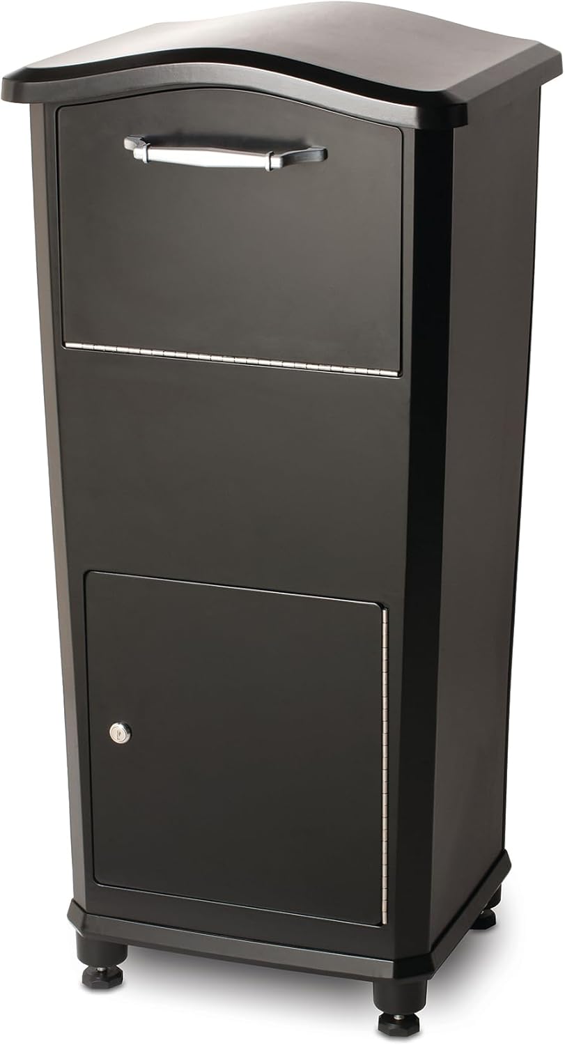 Architectural Mailboxes 6900b Elephantrunk Parcel Drop Box Black