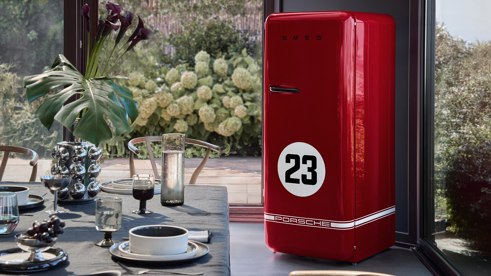 Smeg Red Salzburg 917 fridge