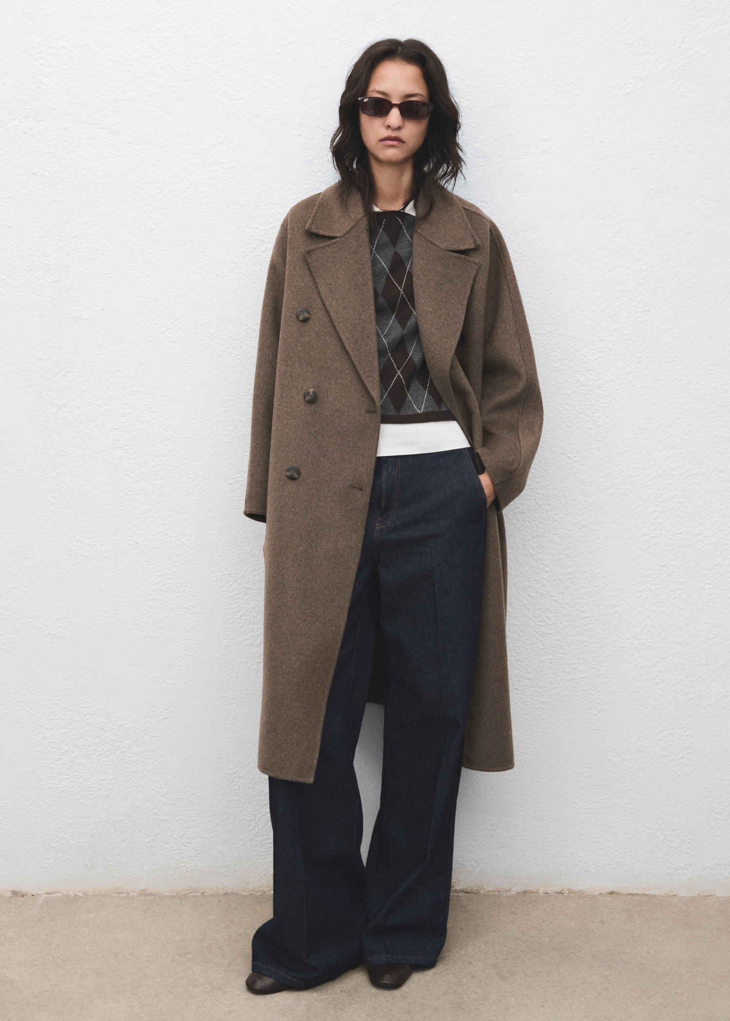 Handmade Oversized Wool Coat - Women | Mango Usa