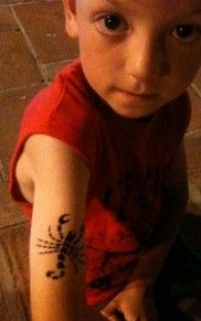 Tattoo on child