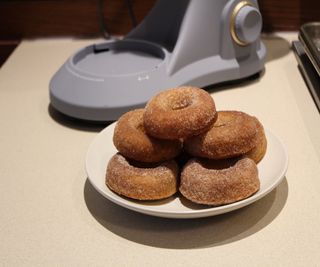 Apple Cider Donuts made in the Beautiful Stand mixer