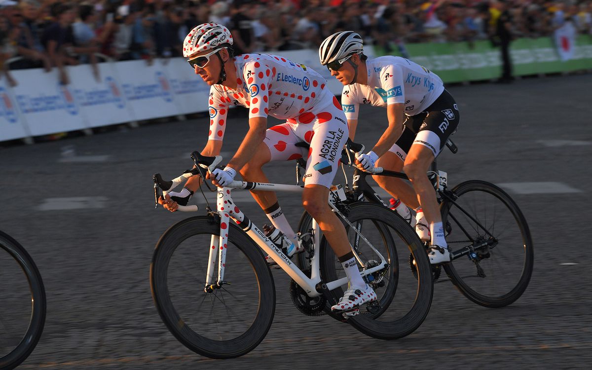 Romain Bardet's polka-dot Eddy Merckx StockEU69
