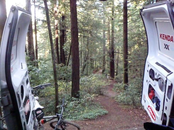 Trails out the back door