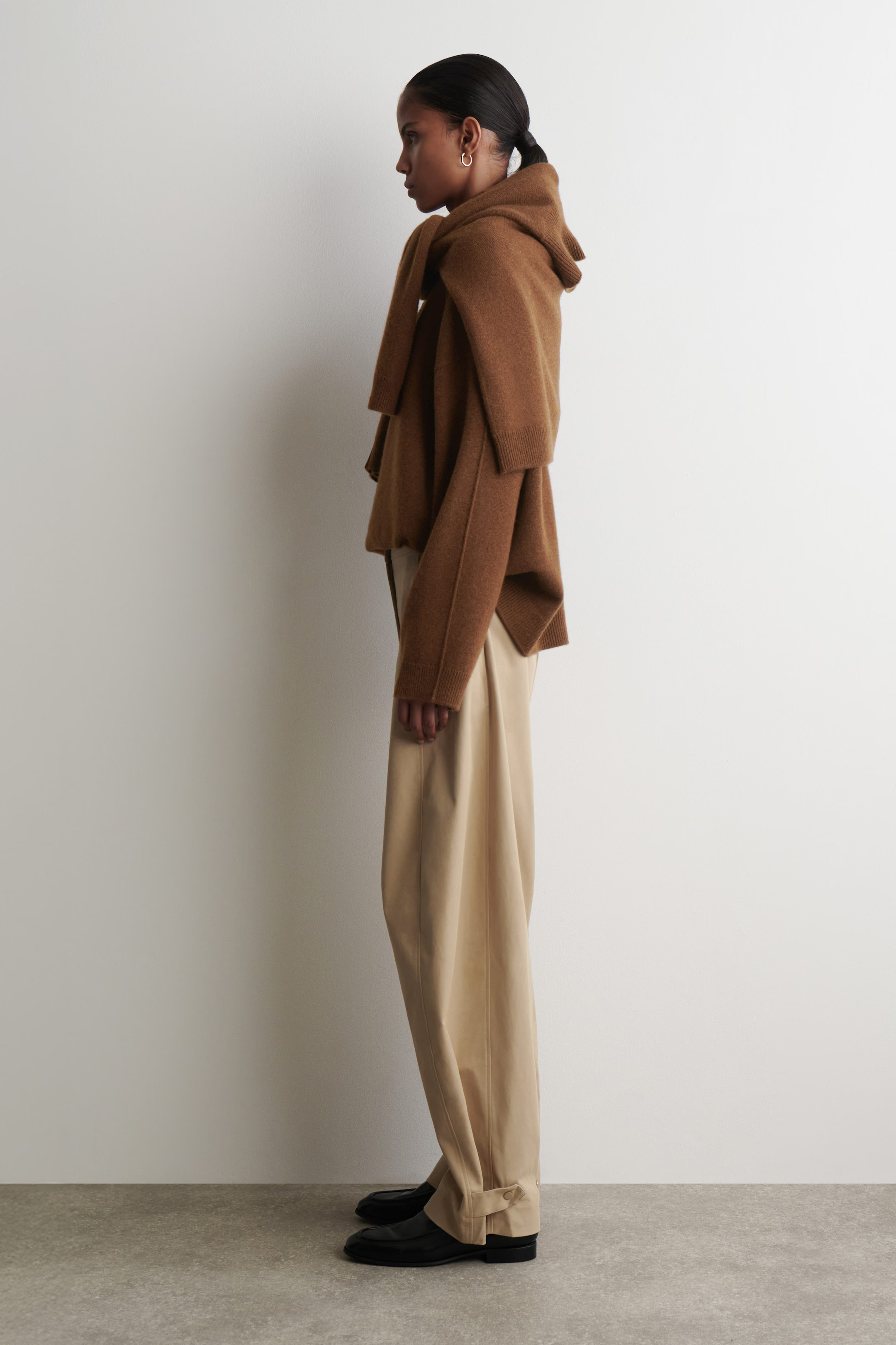 COS utility barrel leg trousers