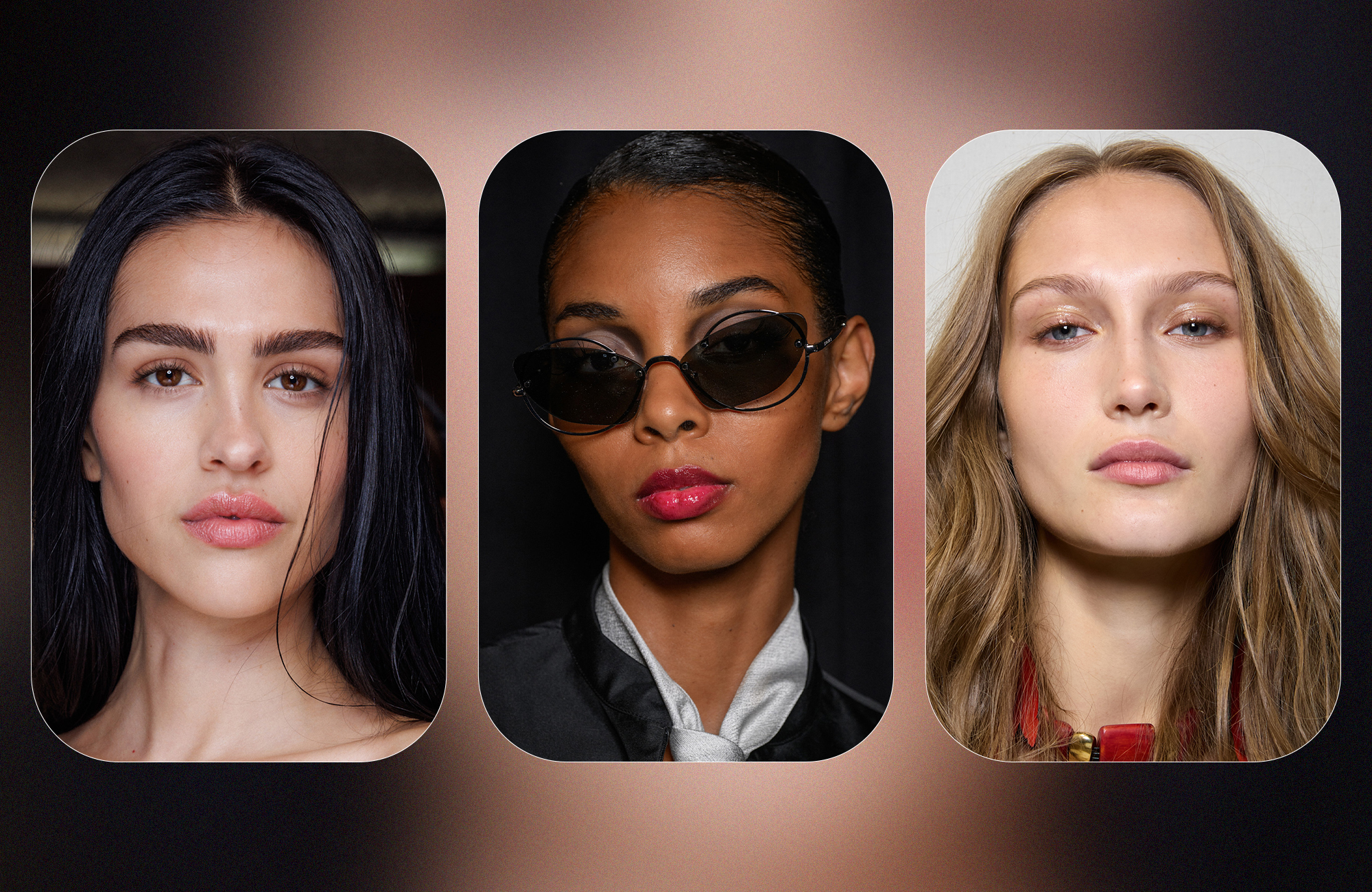 Rosy Beauty Show Looks at Stella McCartney, Emporio Armani and Isabel Marant During Fashion Month S/S 25