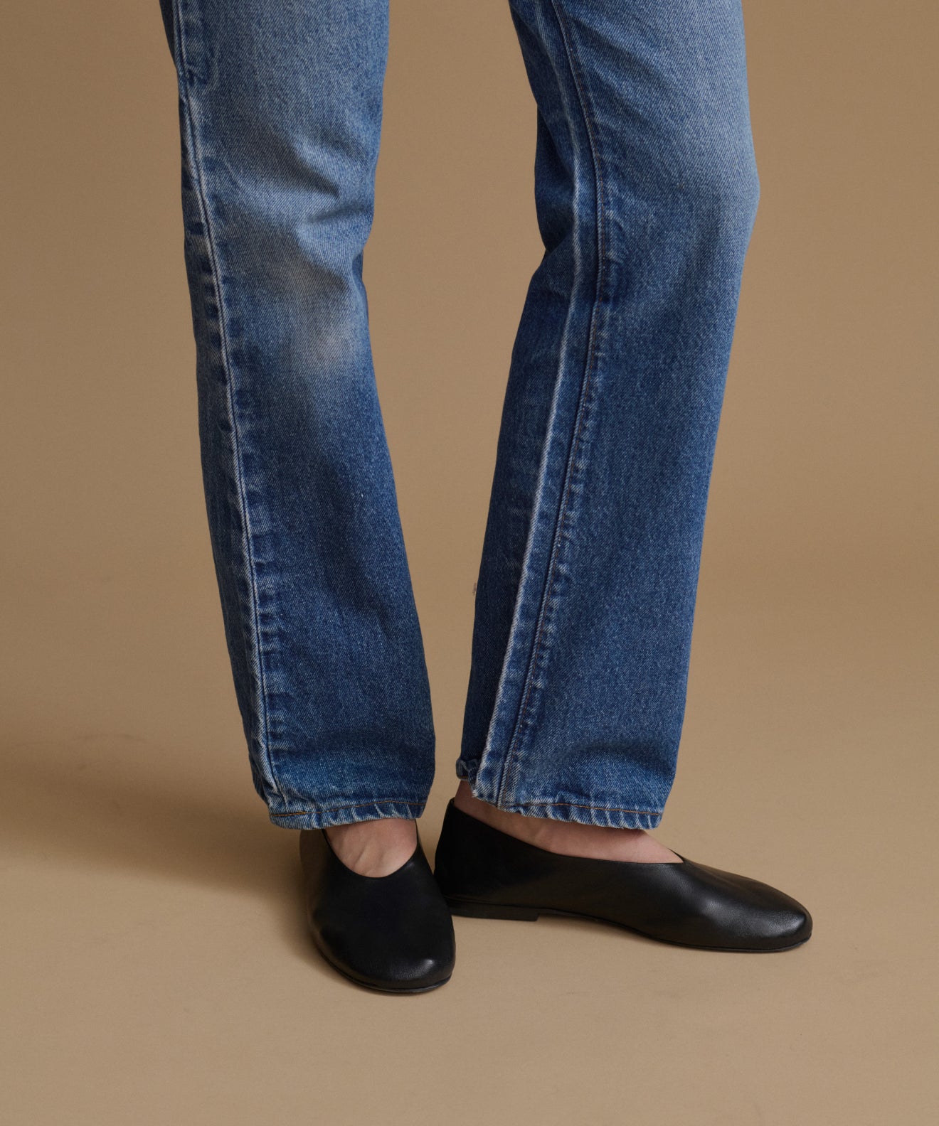 Leather Elodie Flat