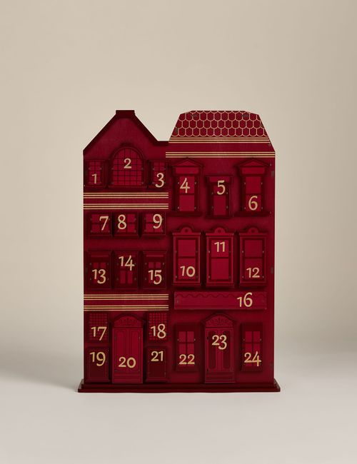 Wooden Advent Townhouse