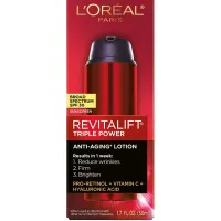 L'Oreal Paris Revitalift Triple Power Anti-Aging Broad Spectrum SPF30 Sunscreen: $27.99$16.26 | Amazon