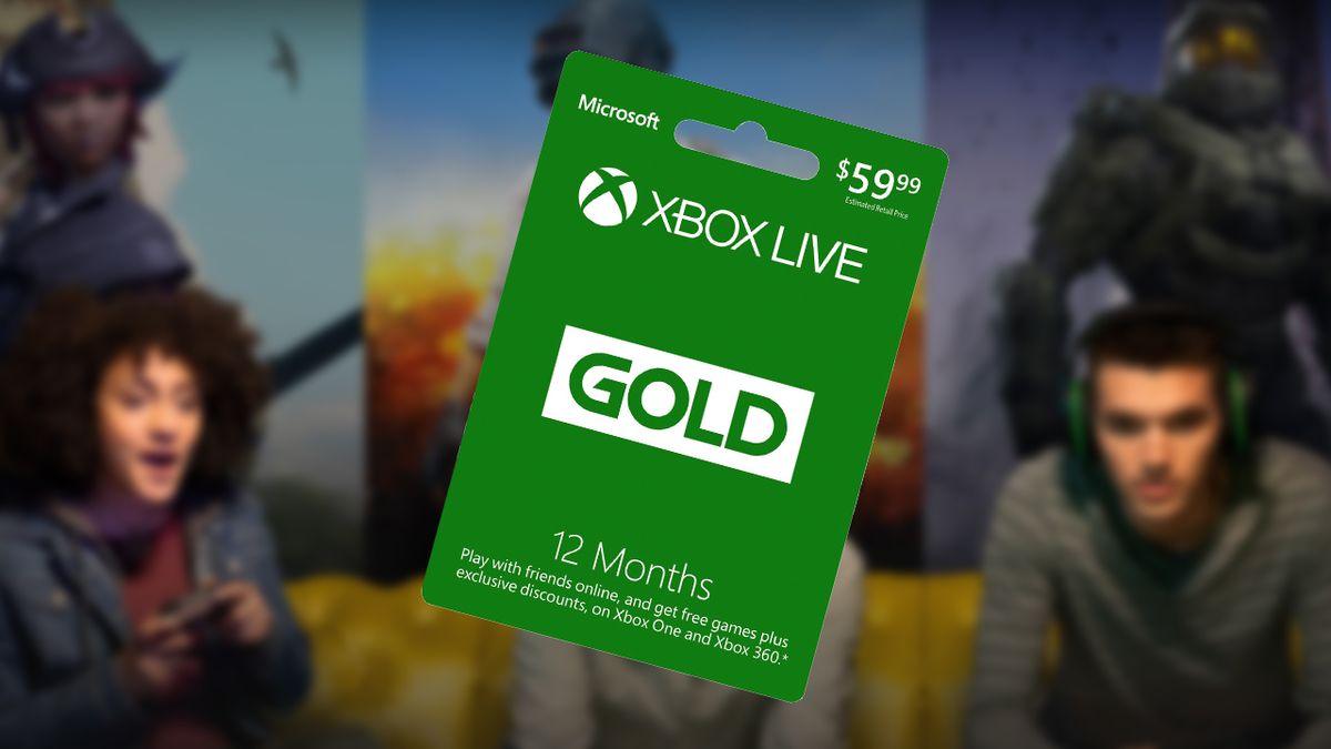 xbox one gold live 12 months