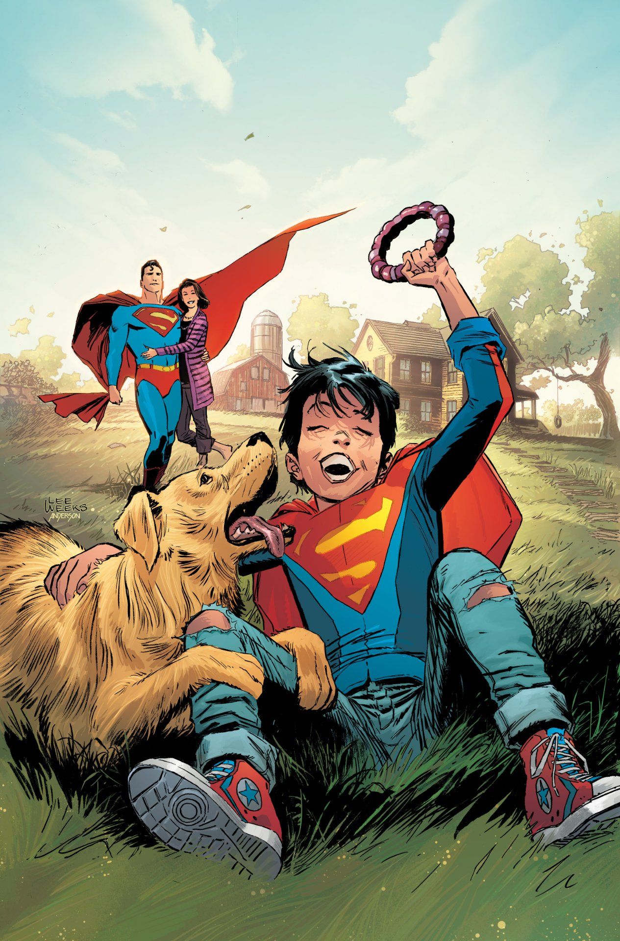 Action Comics #1050 variant cover by Lee Weeks