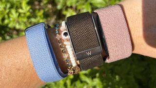 Fitbit Air, Whoop MG and Garmin Cirqa