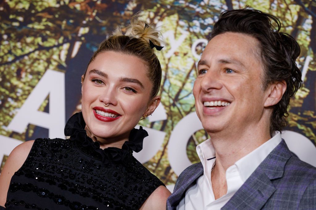 Florence Pugh and Zach Braff