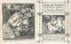 Dante Gabriel Rossetti's cover illustration for one of his sister's collections ©Collection of Stephen Calloway/Watts Gallery